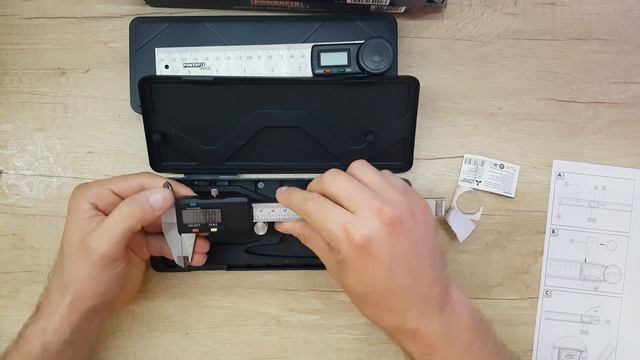 Powerfix Calliper Digital Angle Finder Uboxing Testing смотреть онлайн