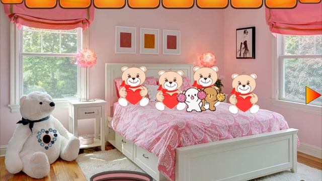 valentine teddy room escape video walkthrough смотреть онлайн