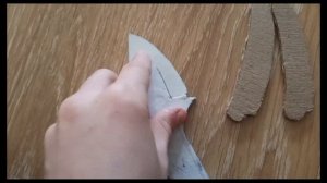 как сделать нож скорпион из картона