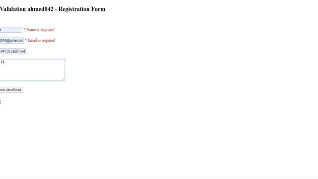 Test Clear Form JavaScript смотреть онлайн