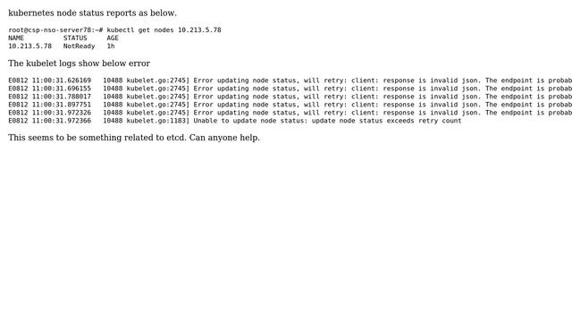 DevOps & SysAdmins: kubelet not able to update node status смотреть онлайн