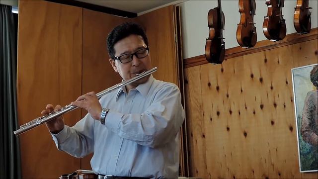 バッハ 無伴奏フルート・パルティータ BWV1013 4 ブレー・アングレーズ/Bach Partita for Solo Flute BWV1013 Bourree Anglaise смотреть онлайн