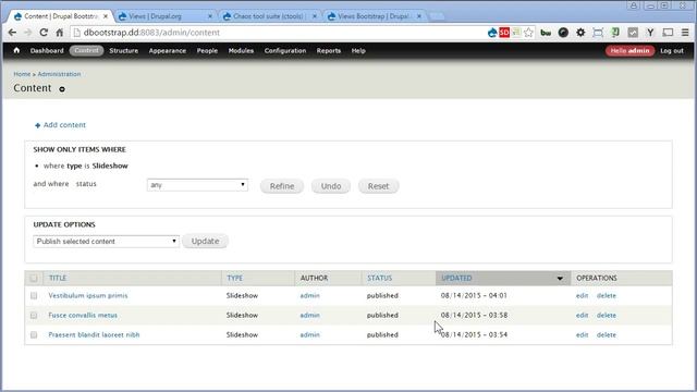 Drupal Bootstrap - 12 - Creating Carousel Slideshow - PART I смотреть онлайн