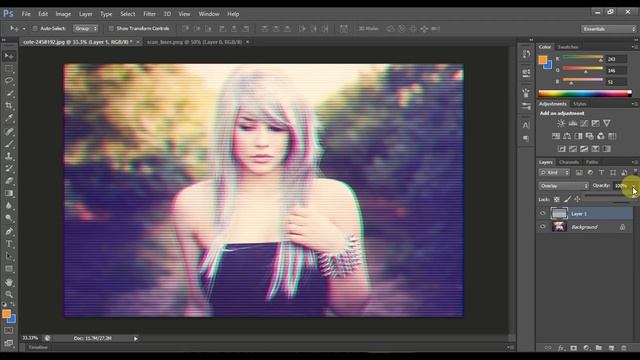 Photoshop? Tutorial - 3D Glitch Effect in Photoshop смотреть онлайн