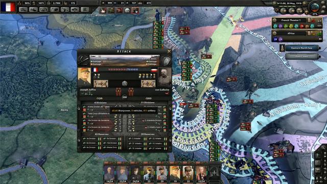 The Great War [WWI] - Hearts of Iron 4 France - Part 7 - [HOI4] смотреть онлайн