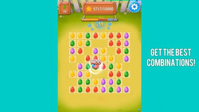 Easter Match 3: Egg Swipe King | HD Gameplay Video смотреть онлайн