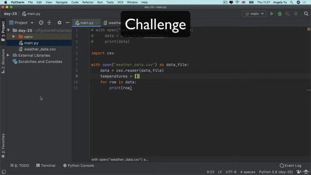 212 Reading CSV Data in Python смотреть онлайн