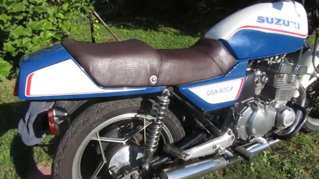 SUZUKI GSX400F KATANA WALK AROUND & COLD START смотреть онлайн