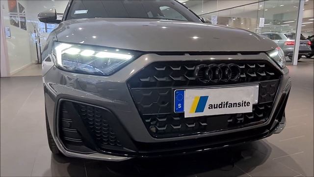 COOL 2023 Audi A1 S- line in Chronos grey with Myth black roof! смотреть онлайн