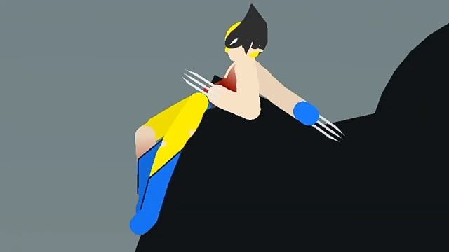 Wolverine vs hulk (stick nodes) смотреть онлайн