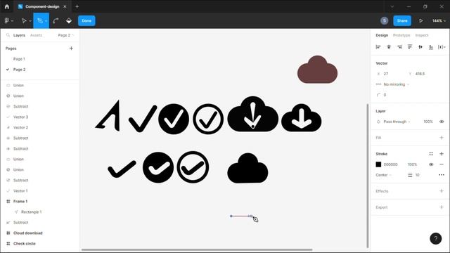 Create Custom Icons in Figma смотреть онлайн
