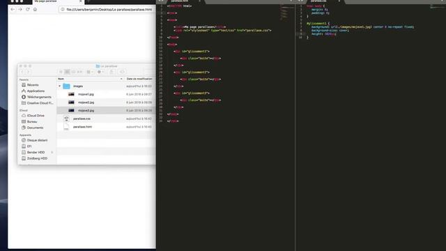CSS Effet parallaxe basique смотреть онлайн