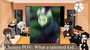 Bungo Stray Dogs react to Inumaki Toge || BSD || JJK
