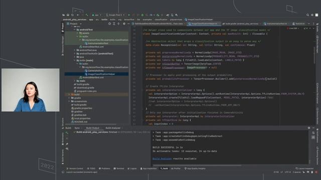 TensorFlow Lite in Android with Google Play services смотреть онлайн