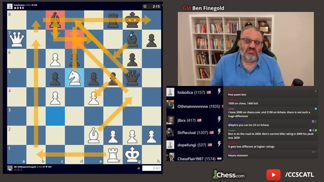 GM Ben Finegold Predicts the Exact Line in a Blitz Game смотреть онлайн