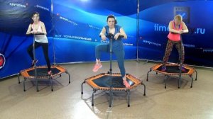 100% КАРДИО - фитнес на мини батутах с Евгенией Шарковой