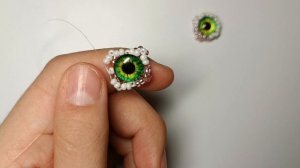 Корзинки для глаз 10 мм, 8 мм. Советы, подробно розбираем. Клеверный зайчик ? из бисера. Амигуруми.