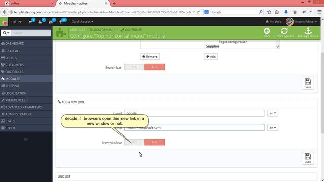 PrestaShop 1.6.x. How To Add Custom Links To Categories Menu смотреть онлайн