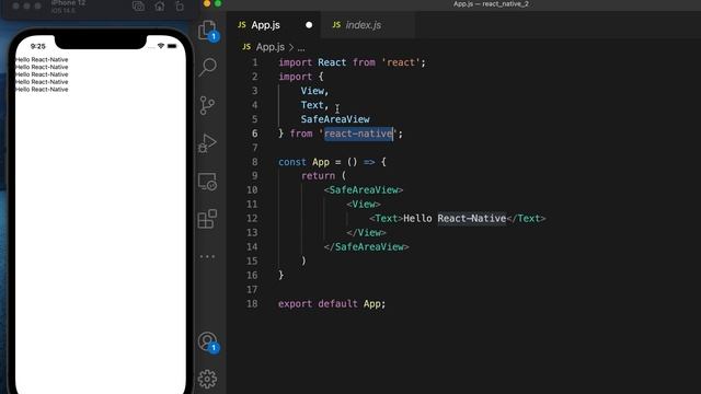 React native first app смотреть онлайн