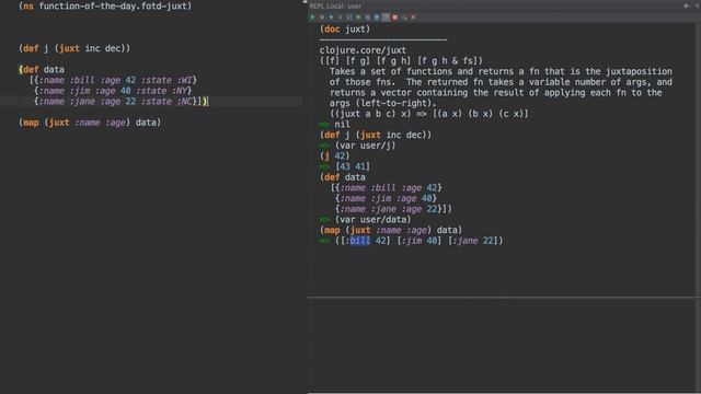 Function of the Day - Juxt смотреть онлайн