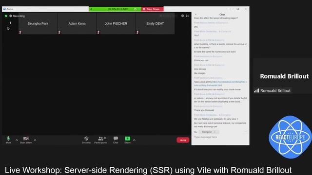 Live Workshop: Server-side Rendering (SSR) Workshop using Vite with Romuald Brillout aka @brillout смотреть онлайн