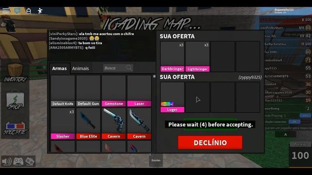 TRADING FOR CHROMA LUGER !!!!! { MM2 Ep 11} roblox смотреть онлайн