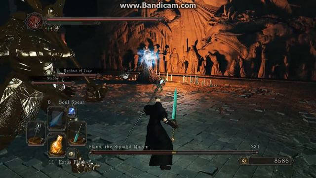 Dark Souls II all boss fights + Lore - Elana - Crown of the Sunken king DLC смотреть онлайн