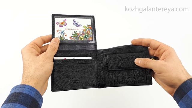 Маленький женский кожаный кошелек Sergio Valentini СВ 8002-014 смотреть онлайн