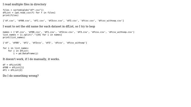 Set names for list of data frame in Python смотреть онлайн