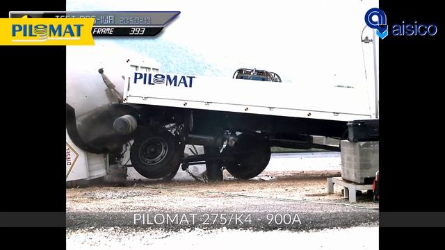 Crash test IWA - Pilomat 275/K4 900A bollard смотреть онлайн