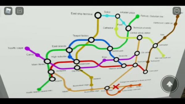 Третья серия про Roblox.Robloxian Automatic Subway 2 и новая станция Enso