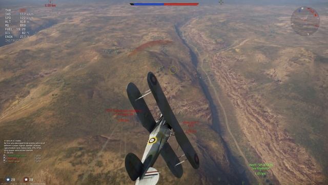 War Thunder: Sea Gladiator Mk I - Great Britain - TERROR on the High Seas! смотреть онлайн