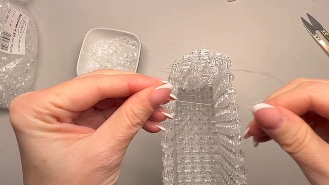 МК плетение сумки из бусин. смотреть онлайн