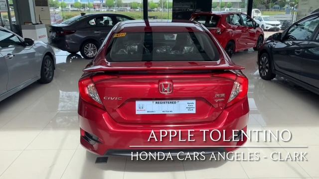 2020 HONDA CIVIC 1.5 RS TURBO NAVI CVT / Ignite Red ( Exterior ) ( Philippines ) смотреть онлайн