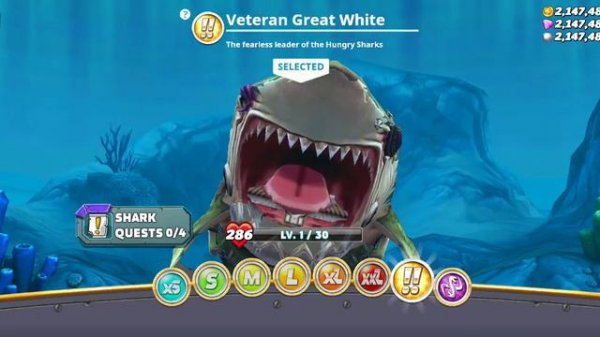 Hungry Shark World - New Shark Coming Soon Update All 45 Sharks unlocked Hack Gems and Coins Mod 26