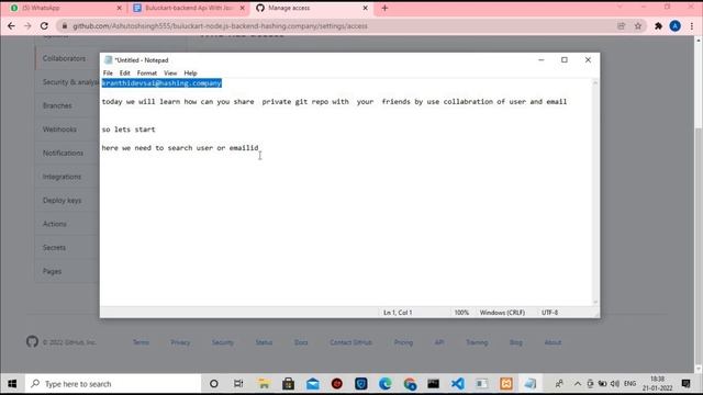 How to share private #github repository by the link || As Techno Hub || Share GitHub with link смотреть онлайн