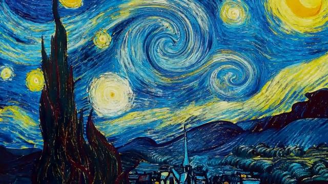 Vincent Van Gogh Noche estrellada / Starry Night Animated Wallpaper PC смотреть онлайн
