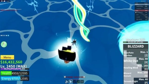 Blizzard Is The Best Fruit? Blox Fruits Blizzard『Blizzard + Eclaw Oneshot Combo』Christmas Special!