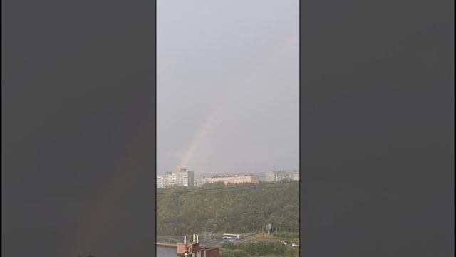 Радуга после дождя ,Мурманск. смотреть онлайн