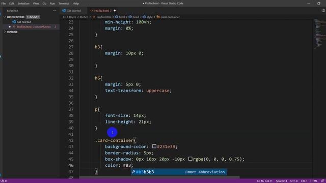 Attractive Profile Card UI Design - Using CSS & HTML смотреть онлайн