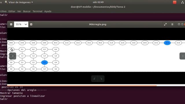 Matrices en C recorridas y graficadas en graphviz смотреть онлайн