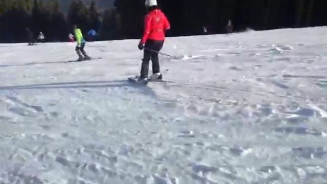 Буковель 2015 трасса 5в , спуск новичка. смотреть онлайн