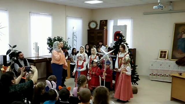 Рождественские песнопения. Детский хор Храма иконы Смоленскрй Божией Матери смотреть онлайн