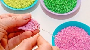 ? ТЮЛЬПАНЫ из бисера и рубки? Мастер -класс ???автор Lyubov Svirak ?