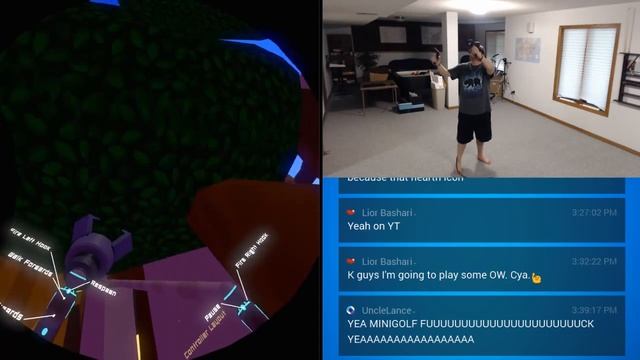 MANLY VR MINIGOLF, Maximum VR, & Sightline: The Chair! (HTC Vive Stream 5/27/16) смотреть онлайн