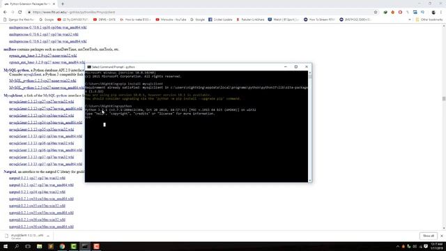 Fix pip install mysqlclient Error |Install Python mysqlclient in Windows 10 смотреть онлайн
