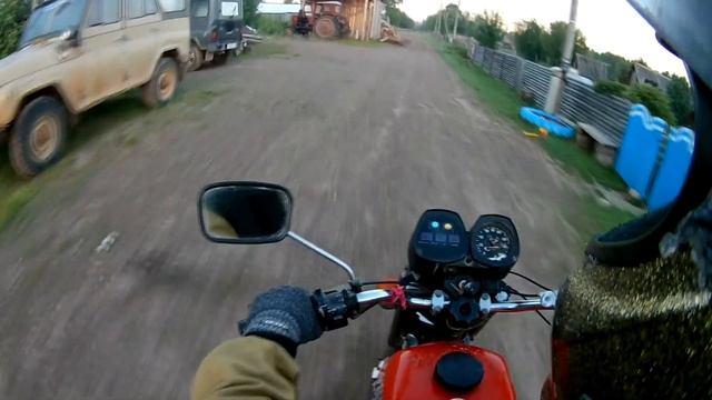 100км на советских мотоциклах. Практически заброшенный поселок Красная Речка. смотреть онлайн