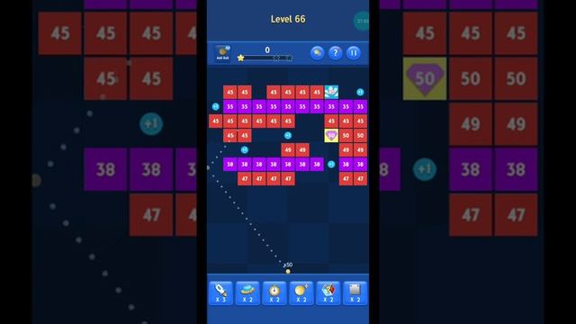 Bricks Ball Crusher - Levels 61-70 walkthrough смотреть онлайн