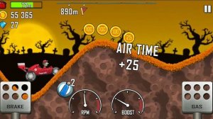 Hill  Climb  Racing  открыл трассу призрачно  тачки монстр траки