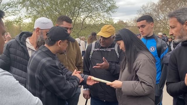 P1 - They Start Fighting!? Transgender LGBQT Question Mansur Vs Curious Girl | Speakers Corner